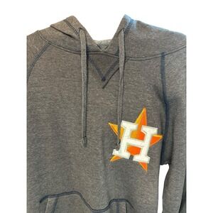 NWT Men Houston Astros Stitches Gray Medium Hoodie Sweatshirt MLB Light weight